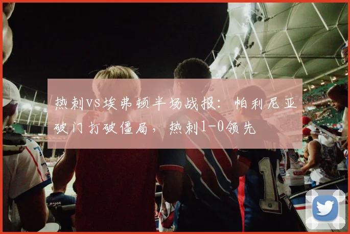 热刺vs埃弗顿半场战报：帕利尼亚破门打破僵局，热刺1-0领先